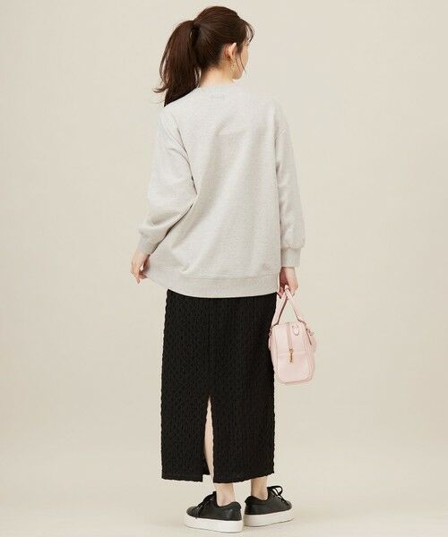 ANY SIS / エニィスィス スウェット | 【貴島明日香さんコラボ】ラメ裏毛猫トレーニャー | 詳細3