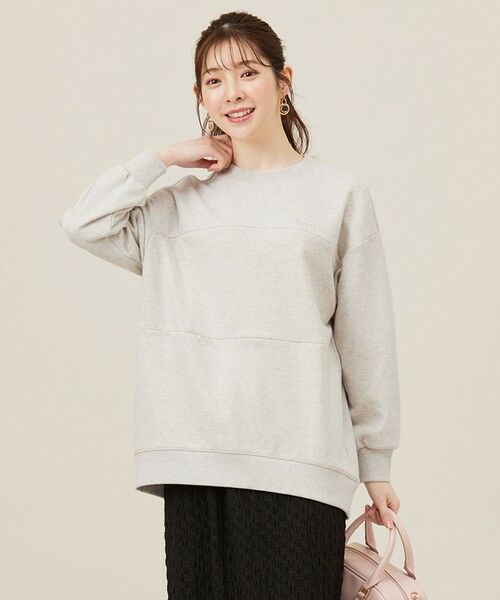 any SiS/エニィスィス 【貴島明日香さんコラボ】ラメ裏毛猫トレーニャー アイボリー 2 any SiS/エニィスィス 【貴島明日香さんコラボ】ラメ裏毛猫トレーニャー アイボリー 2