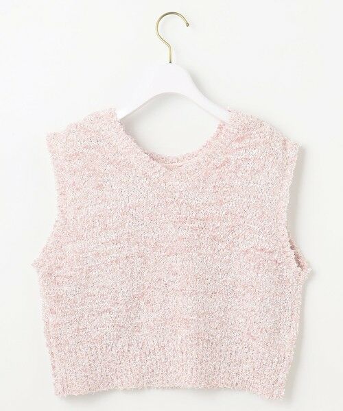 ANY SIS / エニィスィス ベスト | 【前後着用可】リボンヤーン ベスト | 詳細11