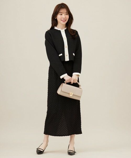 makaron♡出品です。 セール】 バイカラーラメニット カーディガン （カーディガン
