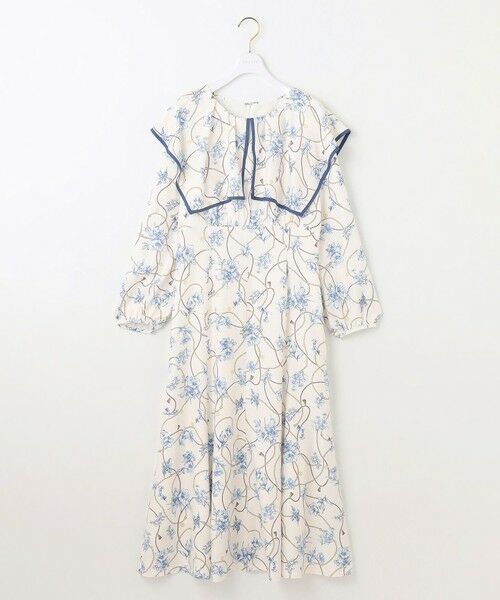 ANY SIS / エニィスィス ロング・マキシ丈ワンピース | 【洗える】スカーフデザインプリント ワンピース | 詳細5