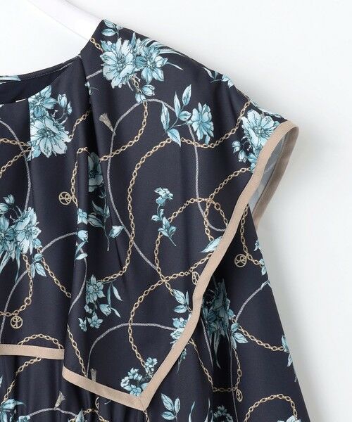 ANY SIS / エニィスィス ロング・マキシ丈ワンピース | 【洗える】スカーフデザインプリント ワンピース | 詳細14