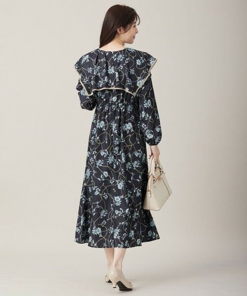 ANY SIS / エニィスィス ロング・マキシ丈ワンピース | 【洗える】スカーフデザインプリント ワンピース | 詳細8