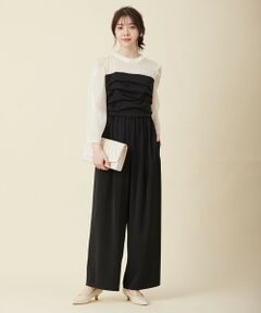 ANY SIS / エニィスィス サロペット・オールインワン | 【洗える】デザインタック コンビネゾン