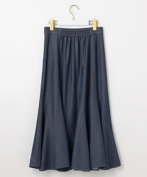 ANY SIS / エニィスィス ミニ・ひざ丈スカート | 【洗える】デニムライクエスカルゴ スカート | 詳細8