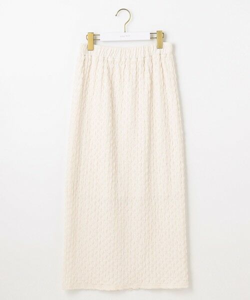ANY SIS / エニィスィス ミニ・ひざ丈スカート | 【洗える】カットジャカードナロー スカート | 詳細4