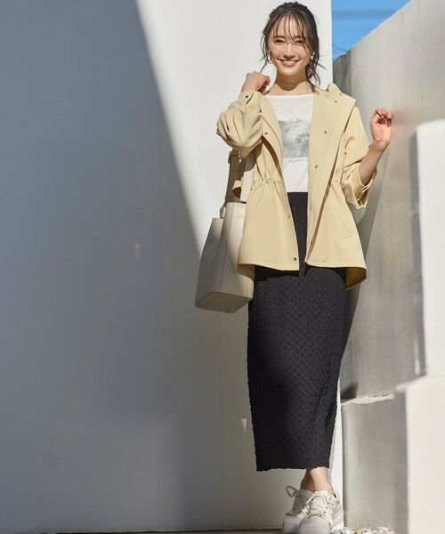 ANY SIS / エニィスィス ミニ・ひざ丈スカート | 【洗える】カットジャカードナロー スカート | 詳細6