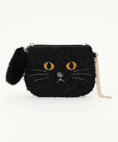 any SiS/エニィスィス 【貴島明日香さんコラボ】キャット ポーチ ブラック 2 any SiS/エニィスィス 【貴島明日香さんコラボ】キャット ポーチ ブラック 2