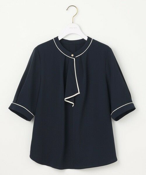 ANY SIS / エニィスィス シャツ・ブラウス | 【洗える】バイカラーラッフルボウ ブラウス | 詳細16