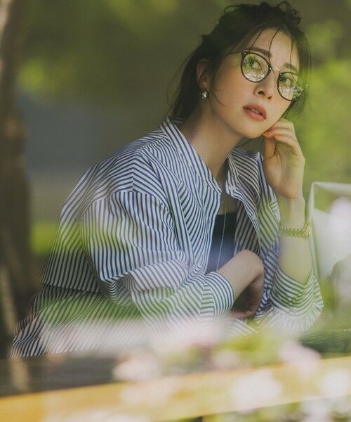 ANY SIS / エニィスィス シャツ・ブラウス | 【UVカット・接触冷感・速乾】クロップトヨークハオリ シャツ | 詳細9