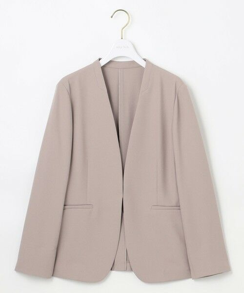 ANY SIS / エニィスィス ノーカラージャケット | 【UVカット・接触冷感・吸水速乾】スマートビューティストレッチ ノーカラージャケット | 詳細3