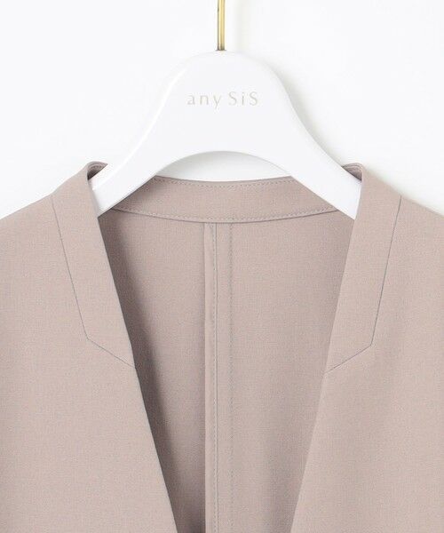 ANY SIS / エニィスィス ノーカラージャケット | 【UVカット・接触冷感・吸水速乾】スマートビューティストレッチ ノーカラージャケット | 詳細5
