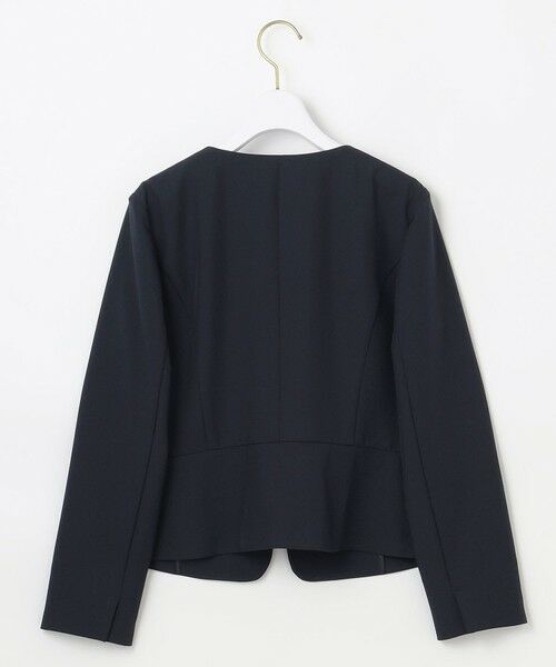 ANY SIS / エニィスィス ノーカラージャケット | 【UVカット・接触冷感・吸水速乾】スマートビューティストレッチ ペプラムショート ジャケット | 詳細5