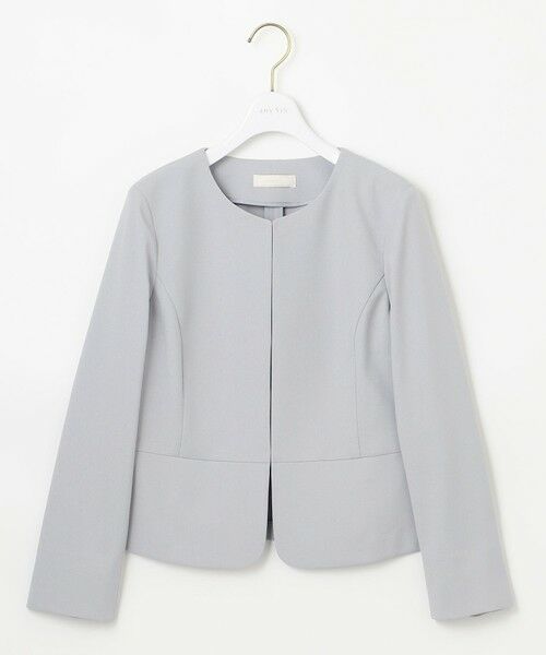 ANY SIS / エニィスィス ノーカラージャケット | 【UVカット・接触冷感・吸水速乾】スマートビューティストレッチ ペプラムショート ジャケット | 詳細17