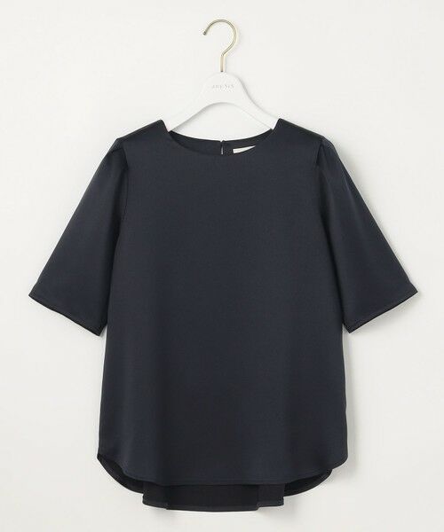 ANY SIS / エニィスィス カットソー | 【洗える】サテン プルオーバー | 詳細3