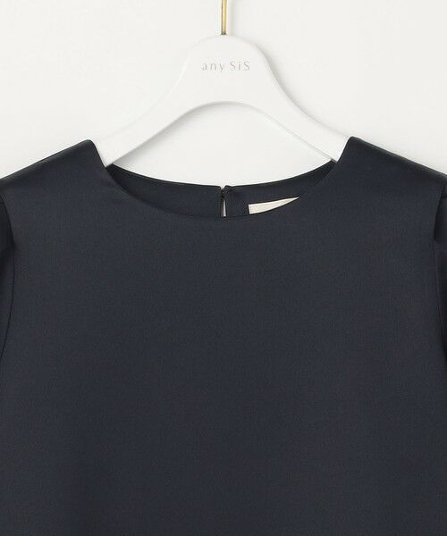 ANY SIS / エニィスィス カットソー | 【洗える】サテン プルオーバー | 詳細5
