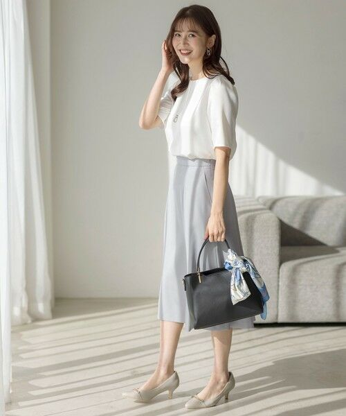 ANY SIS / エニィスィス カットソー | 【洗える】サテン プルオーバー | 詳細10