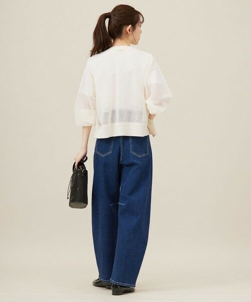 ANY SIS / エニィスィス ブルゾン | 【洗える】メッシュニット ブルゾン | 詳細5