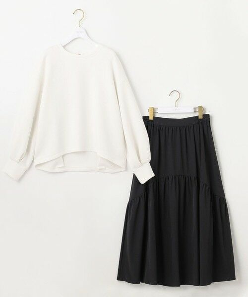 ANY SIS / エニィスィス セットアップ | 【洗える・2SET】ダンボール プルオーバー×ギャザー スカート | 詳細7