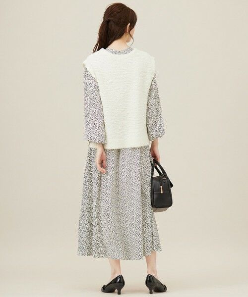 ANY SIS / エニィスィス セットアップ | 【洗える】フラワープリントワンピース × ニットベスト セット | 詳細22