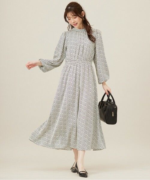ANY SIS / エニィスィス セットアップ | 【洗える】フラワープリントワンピース × ニットベスト セット | 詳細23