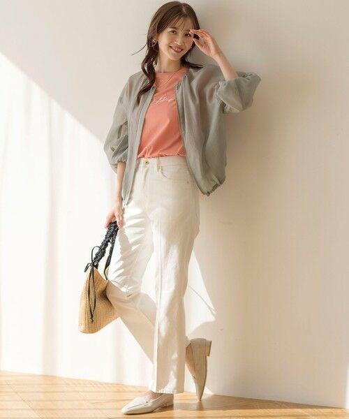 ANY SIS / エニィスィス デニムパンツ | 【美Denimシリーズ】センタープレスセミフレア デニム | 詳細23