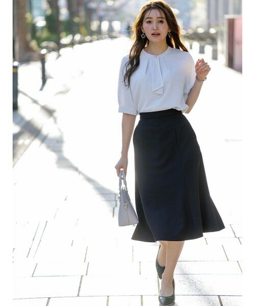 ANY SIS / エニィスィス ミニ・ひざ丈スカート | 【UVカット・接触冷感・吸水速乾】スマートビューティストレッチ  フレアスカート | 詳細13