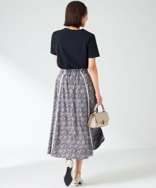 ANY SIS / エニィスィス ミニ・ひざ丈スカート | 【洗える】ラインポイントフラワー スカート | 詳細9