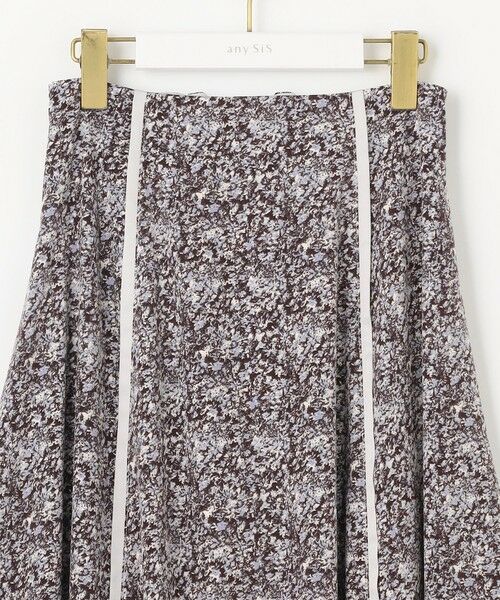 ANY SIS / エニィスィス ミニ・ひざ丈スカート | 【洗える】ラインポイントフラワー スカート | 詳細12