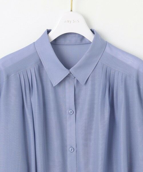 ANY SIS / エニィスィス シャツ・ブラウス | 【洗える】リネンライクシアーローン ブラウス | 詳細15