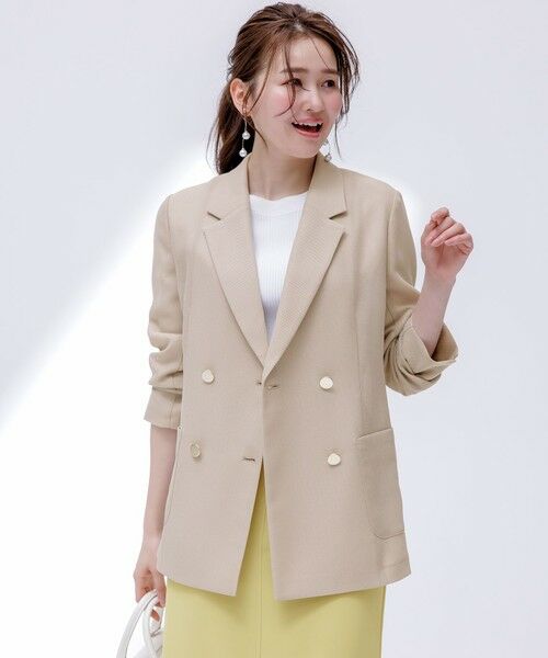 ANY SIS / エニィスィス テーラードジャケット | 【吸水速乾・洗える】シアーメッシュ ジャケット | 詳細13