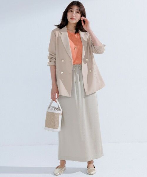 ANY SIS / エニィスィス テーラードジャケット | 【吸水速乾・洗える】シアーメッシュ ジャケット | 詳細8