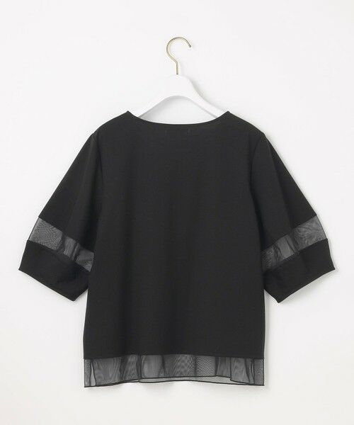 ANY SIS / エニィスィス カットソー | 【洗える】シアーコンビ プルオーバー | 詳細7