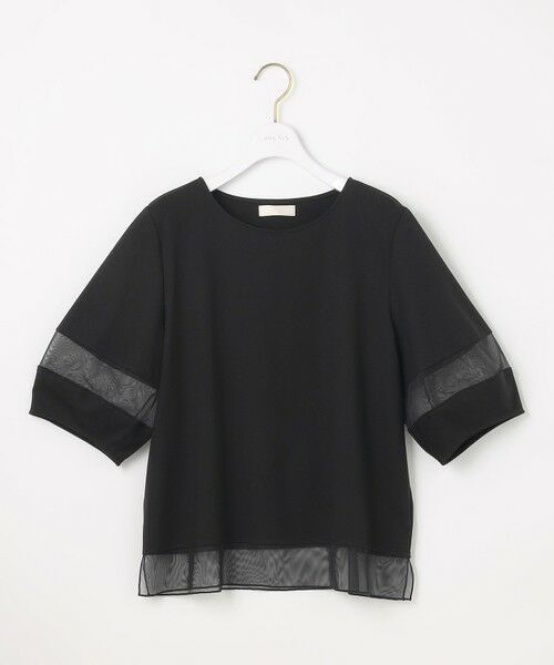 ANY SIS / エニィスィス カットソー | 【洗える】シアーコンビ プルオーバー | 詳細6