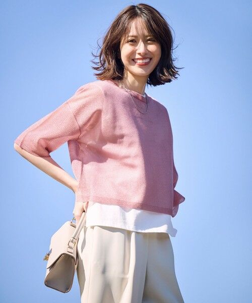 ANY SIS / エニィスィス カットソー | 【洗える】ノースリーブロゴ Tシャツ | 詳細2