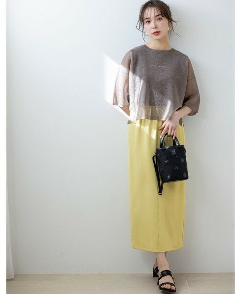 ANY SIS / エニィスィス カットソー | 【洗える】ノースリーブロゴ Tシャツ | 詳細15