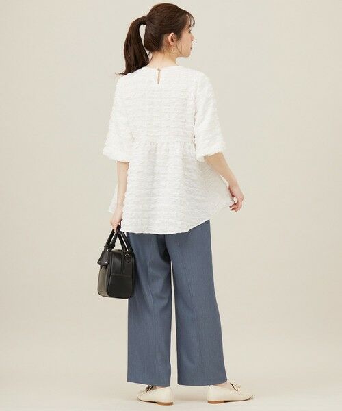 ANY SIS / エニィスィス カットソー | 【洗える】ワッフルライクフクレジャカード チュニック | 詳細3