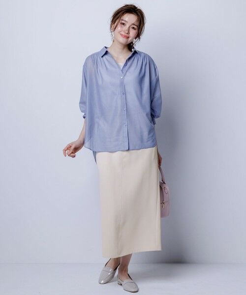 ANY SIS / エニィスィス タンクトップ | 【洗える】シアーコンビスクエアネック タンクトップ | 詳細8