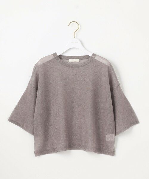 完売品✨美品【L'Appartement】 シアー ニット gee-whiz T 完売品✨美品【L´Appartement】 シアー ニット gee-whiz T