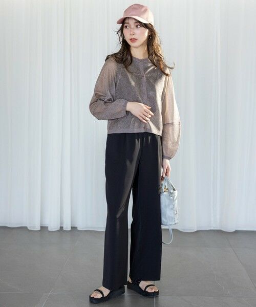 ANY SIS / エニィスィス カーディガン・ボレロ | 【洗える】シアーランタンスリーブ カーディガン | 詳細16