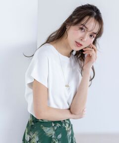 ANY SIS / エニィスィス ニット・セーター | 【接触冷感・UVカット・洗える】ビューティクール フレンチ ニットＴ