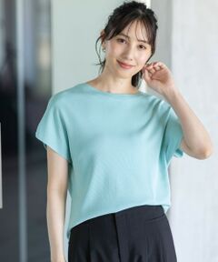 ANY SIS / エニィスィス ニット・セーター | 【接触冷感・UVカット・洗える】ビューティクール フレンチ ニットＴ