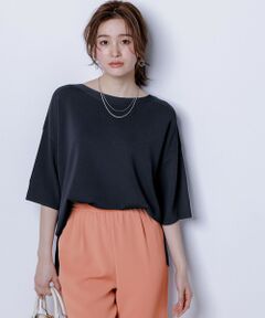 ANY SIS / エニィスィス ニット・セーター | 【接触冷感・UVカット・洗える】ビューティクールボートネック プルオーバー