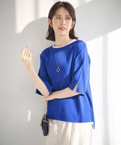 ANY SIS / エニィスィス ニット・セーター | 【接触冷感・UVカット・洗える】ビューティクールボートネック プルオーバー