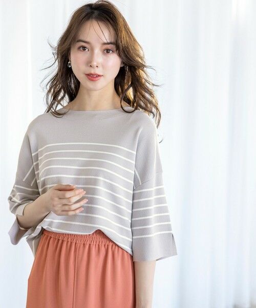 ANY SIS / エニィスィス ニット・セーター | 【接触冷感・UVカット・洗える】ビューティクールボートネック プルオーバー | 詳細17