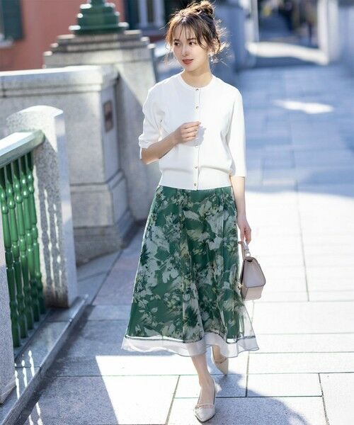 ANY SIS / エニィスィス カーディガン・ボレロ | 【接触冷感・UVカット・洗える】ハーフスリーブ カーディガン | 詳細1