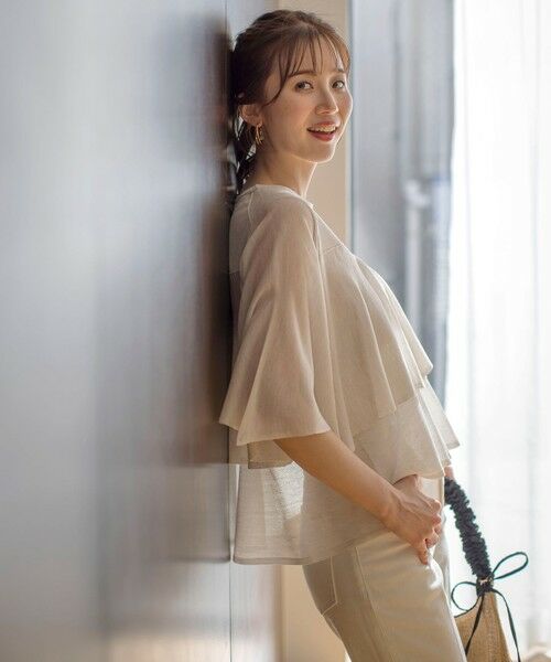 ANY SIS / エニィスィス ニット・セーター | 【洗える】フリルシアー ニット | 詳細2