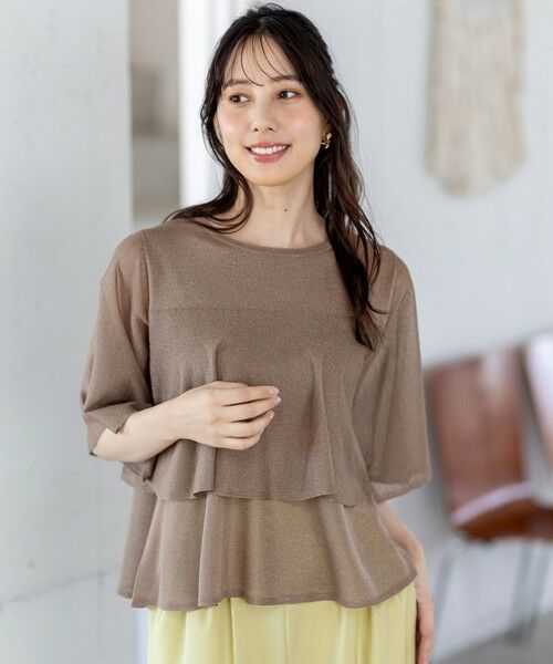 ANY SIS / エニィスィス ニット・セーター | 【洗える】フリルシアー ニット | 詳細18