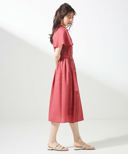 ANY SIS / エニィスィス ロング・マキシ丈ワンピース | 【接触冷感・UVカット・速乾】スムージーポリエステル シャツワンピース | 詳細2