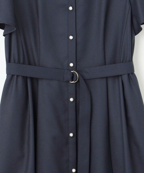 ANY SIS / エニィスィス ロング・マキシ丈ワンピース | 【接触冷感・UVカット・速乾】スムージーポリエステル シャツワンピース | 詳細14